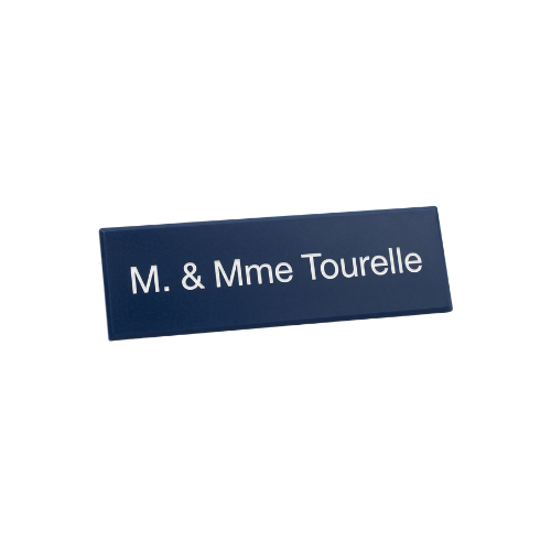 Plaque rectangulaire PVC