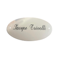 Plaque ovale – Laiton ou Aluminium