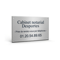 Plaque rectangulaire – Laiton ou Aluminium